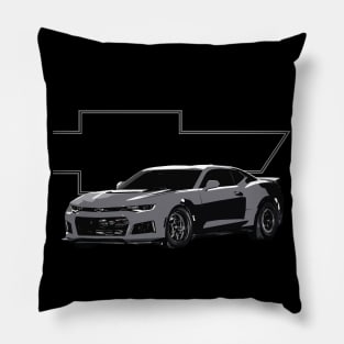 Black 6TH GEN 1LE SS ZL1 Pillow