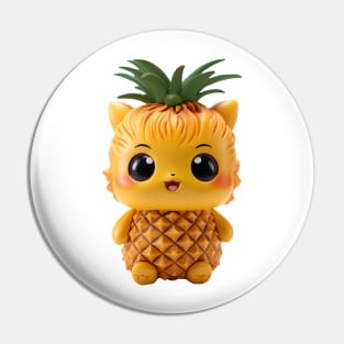 Cute Kawaii Baby Pineapple Cat Pin