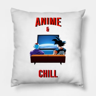 Anime and chill Pillow