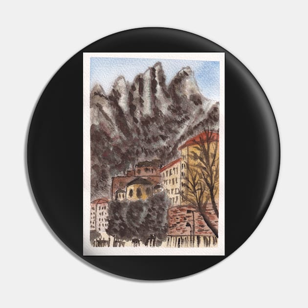 Montserrat Mountain Pin by PolSmart