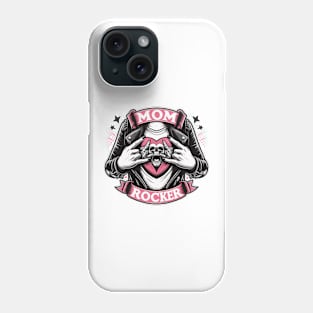 cool rocker mom Phone Case