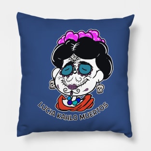 Lucia Khalo Muertos Pillow