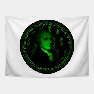 Digital Currency - Ten Dollar Bill Tapestry