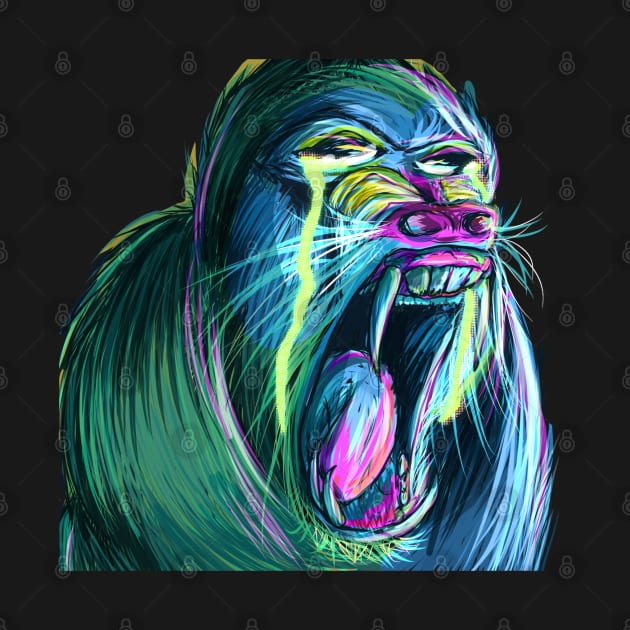 It’s a Mandrill by Spooky_Bear15