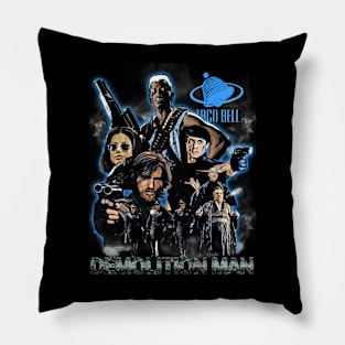 Demolition Man T-Shirt - Relive the Future of Action Pillow