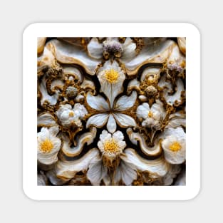 Baroque Parisian Marble VIII Magnet