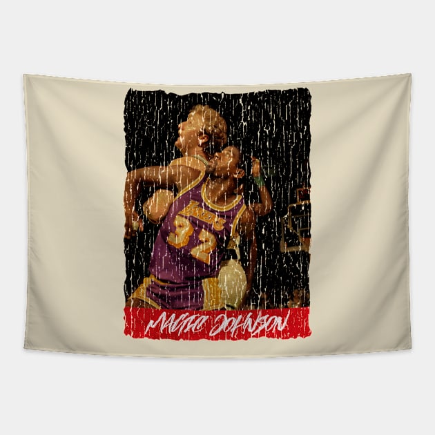 Vintage - Magic Johnson Tapestry by TiiAR MANEH99 