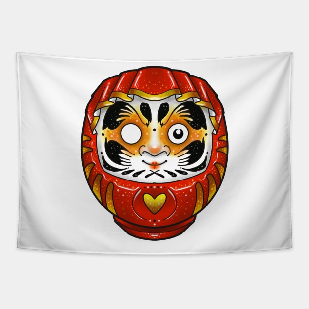 daruma doll Tapestry by weilertsen