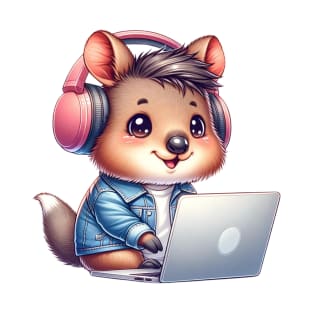 Charming Quokka DJ – Beats & Cuteness Overload T-Shirt T-Shirt