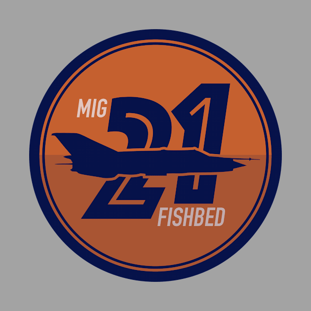 MIG-21 Fishbed by Tailgunnerstudios