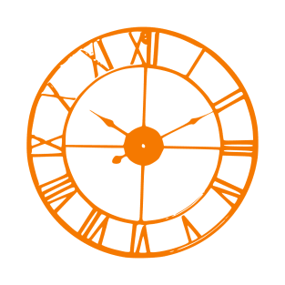 Orange Clock T-Shirt