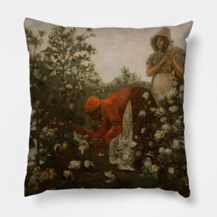 Upland Cotton by Winslow Homer Pillow