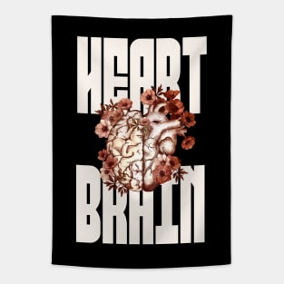 Right balance between head and heart, vintage style Tapestry