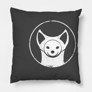 Sable weasel stylized head Pillow