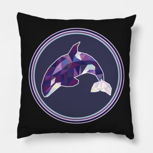 Orca Shirt: Cute Whale Lovers Colorful Art Killer Whale Pillow