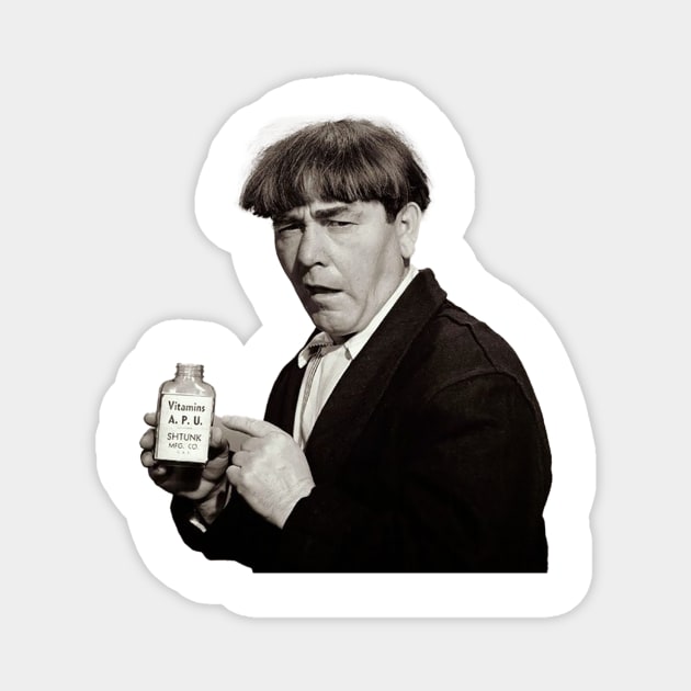 Moe Howard  (The Three Stooges). Magnet by CS77