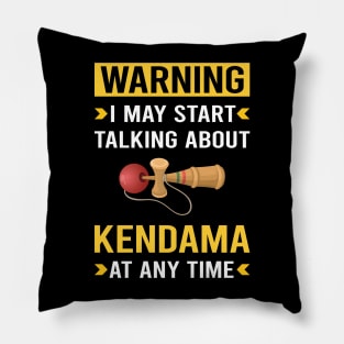 Warning Kendama Pillow