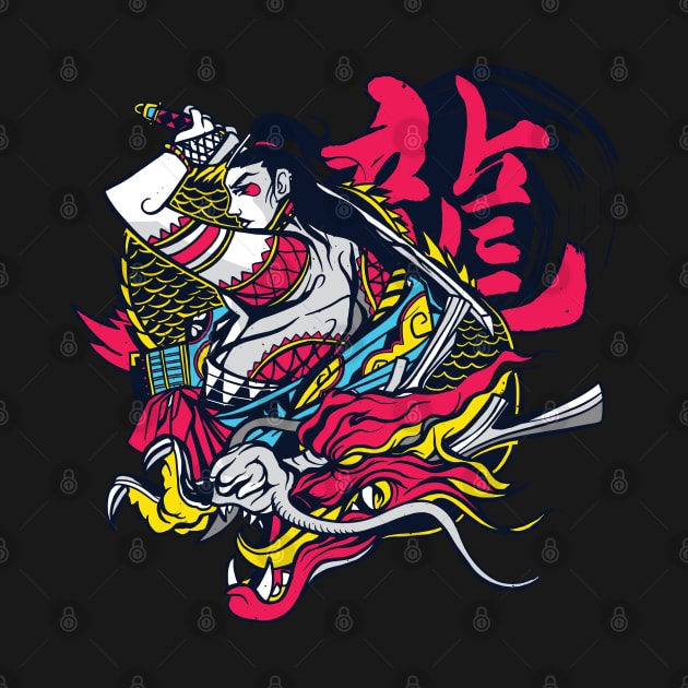 Female Samurai Dragon #150 by Fontaine Exclusives