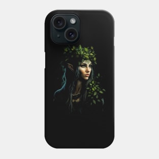 Wood Elf Forest Woman Fantasy Art Phone Case