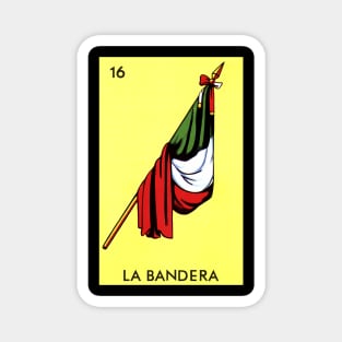 La Bandera Card Mexican Lottery Card Magnet