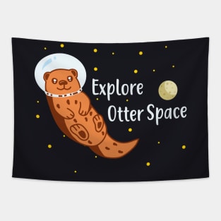 Explore Otter Space Tapestry