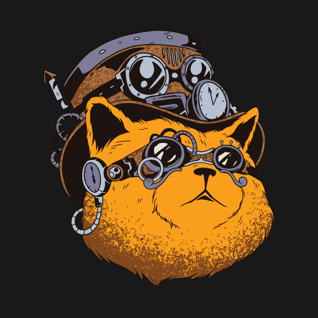 Steampunk Cat by Imaginariux