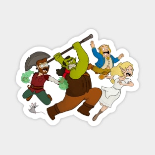 SitcomD&D Characters 2 Magnet