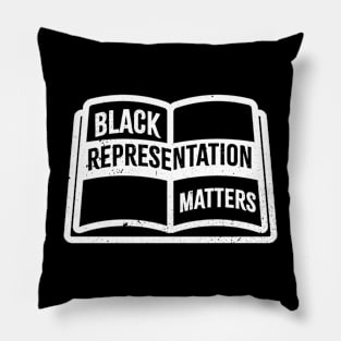 black representation Pillow