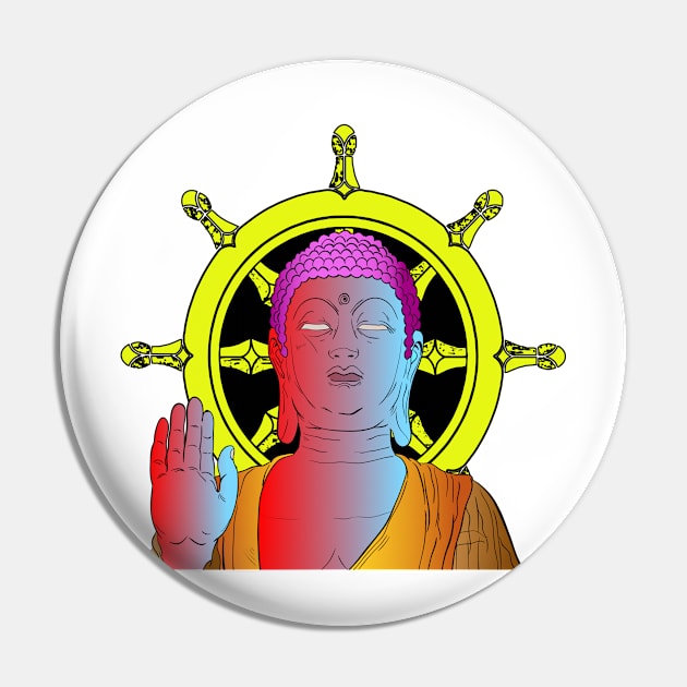 BUDDHHA Pin by RusaTheMaker