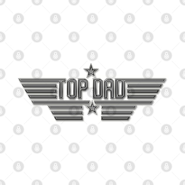 Top Dad Top Gun Logo by Angel arts