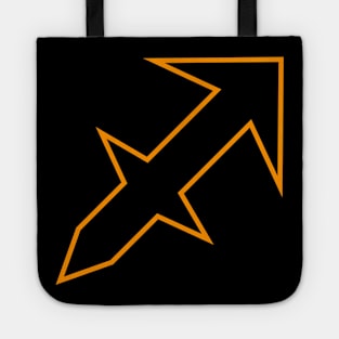 Zodiac Sign: Sagittarius (Outline) Tote