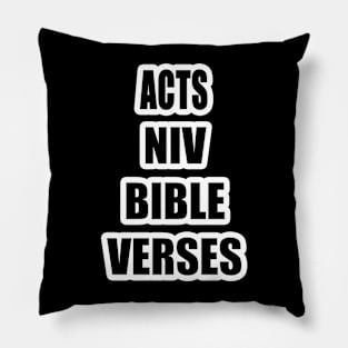 Acts NIV Bible Verses Pillow