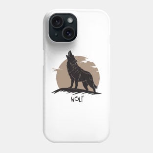 Wolf Silhouette Phone Case