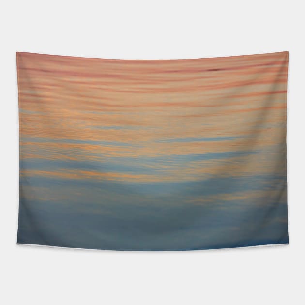 Tropical Sunset Ocean Tapestry by NewburyBoutique