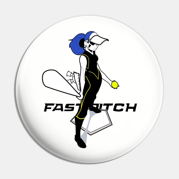 Fastpitch Bater Pin by Spikeani