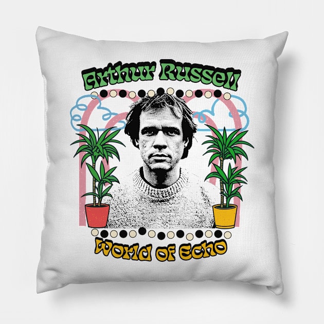 ⭒ Arthur Russell ☾⋆⁺₊⋆ ☾⋆⁺ World Of Echo ₊ ⋆.˚ ☾ Pillow by DankFutura