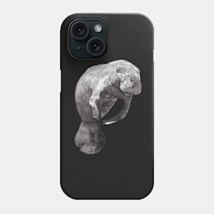 This sad manatee will be your friend Phone Case