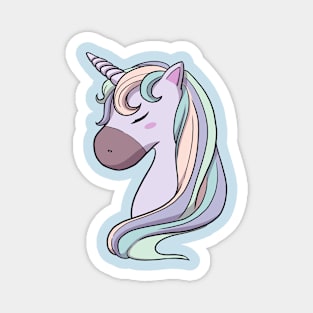 Romantic unicorn Magnet