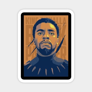 King T'Challa Magnet