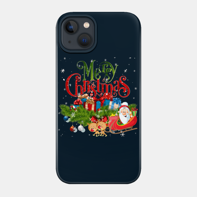 Merry Christmas T-Shirt - Merry Christmas - Phone Case