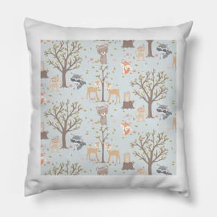 Boho Woodland Animal Collection Pillow