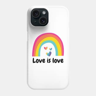 Rainbow pride love winds LGBTQ ally Phone Case