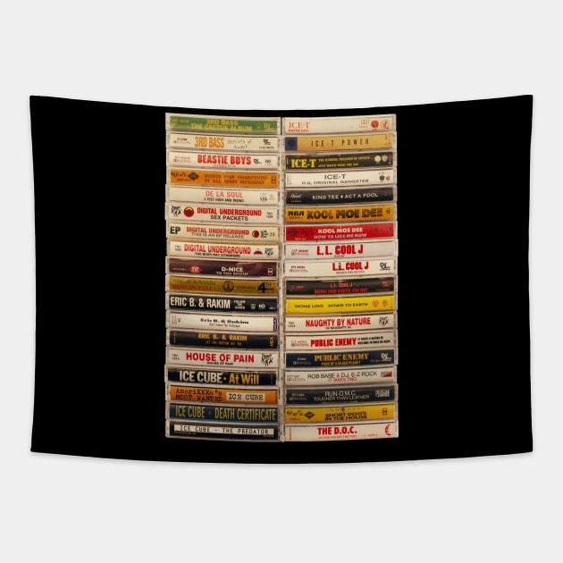 Hip Hop Tapes #1 Tapestry by HustlerofCultures