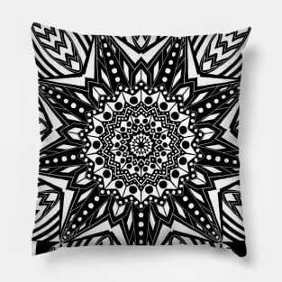 African mandala flower design Pillow