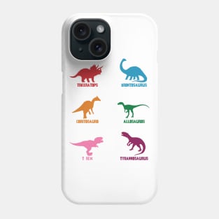 Types Of Dinosaurs Phone Case