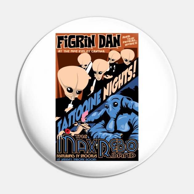 Figrin D'an Cantina Band Pin by CuddleswithCatsArt