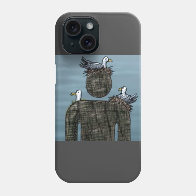 Cliff Phone Case by ProfPotts