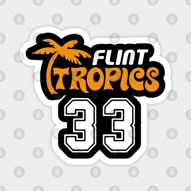 Flint Tropics - Jackie Moon Magnet by johnoconnorart