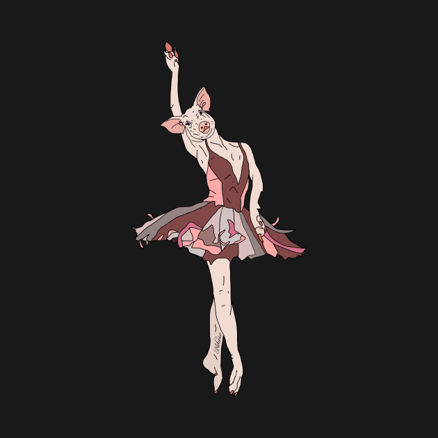 Pig Ballerina Tutu by notsniwart