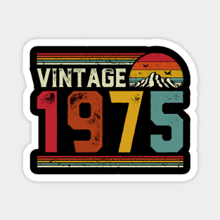 Vintage 1975 Birthday Gift Retro Style Magnet